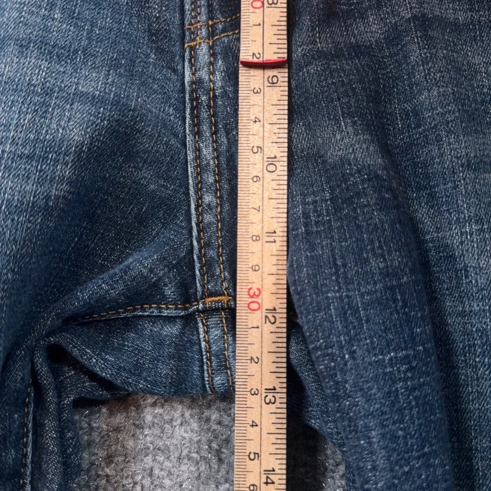 Lucky Brand 223 Straight Jeans Mens 36x28 Blue Medium Wash Denim Classic Fit